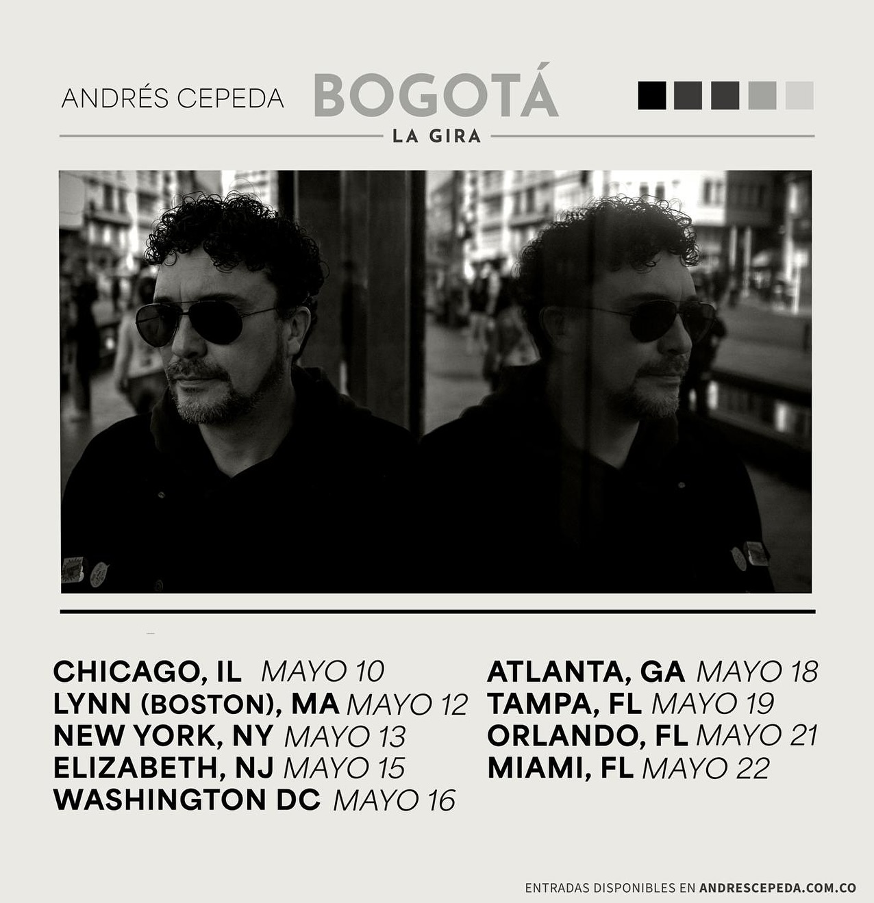 Andrés Cepeda Bogotá La Gira Tour Poster 2026